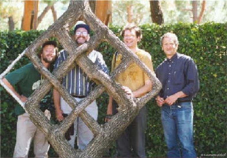 Vier Baumfreunde im Treecircus